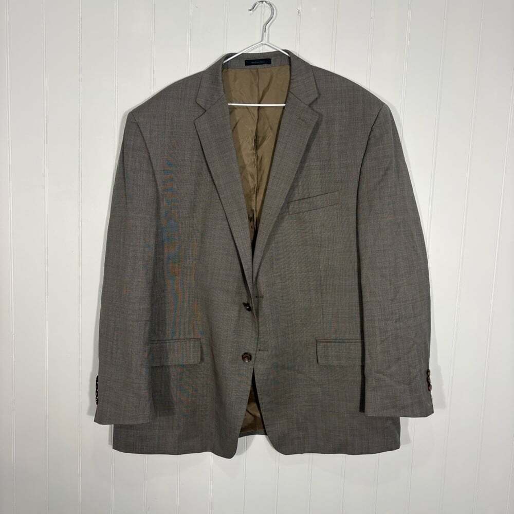 Lauren Ralph Lauren Blazer Wool Sport Coat Classic Neutral 48R - Picture 4 of 12
